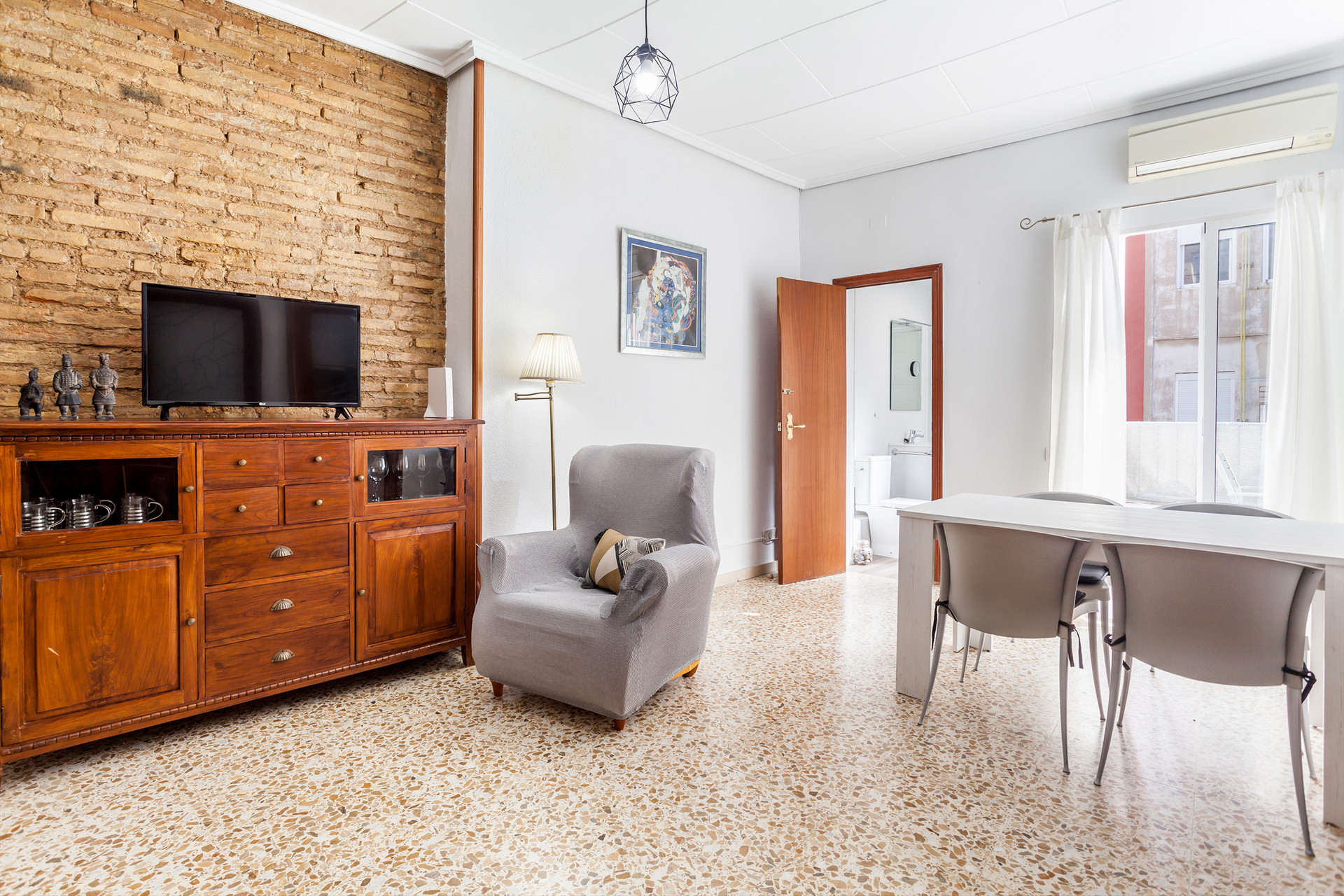 Living and dining area