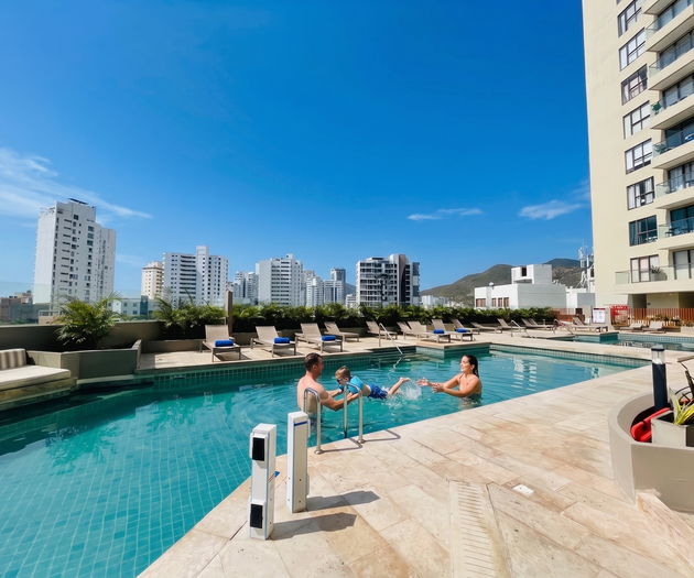 Rooftop · Piscinas · Ambiente Relax