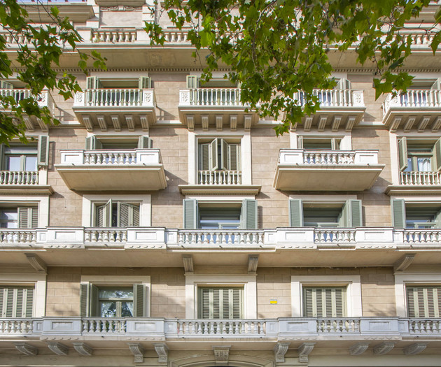 Historic building facade