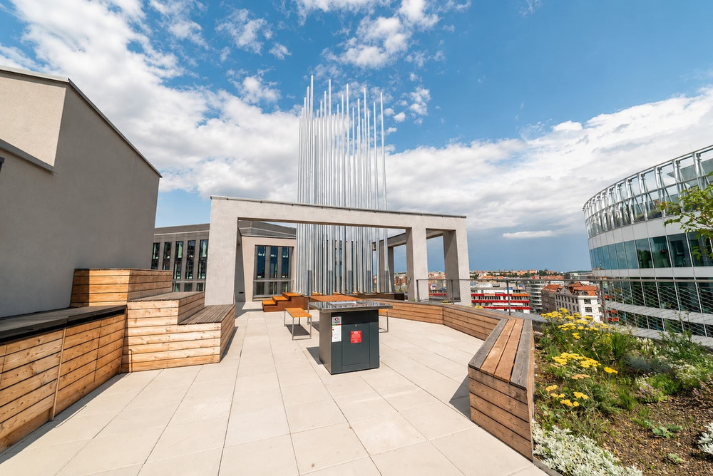 Smart two-bedroom near Anděl, private parking preview