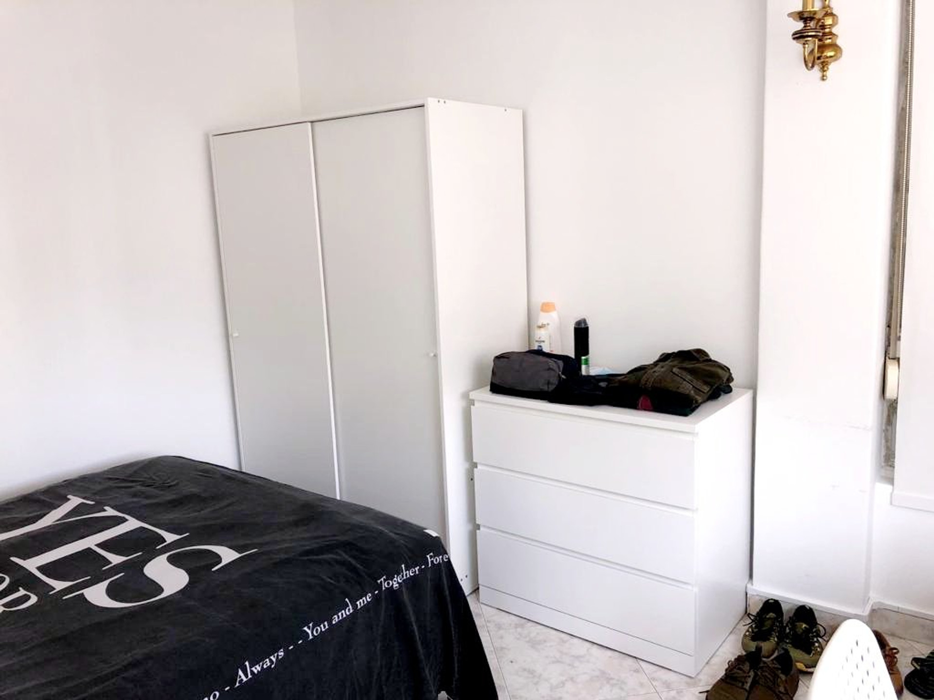 Bedroom wardrobe and dresser