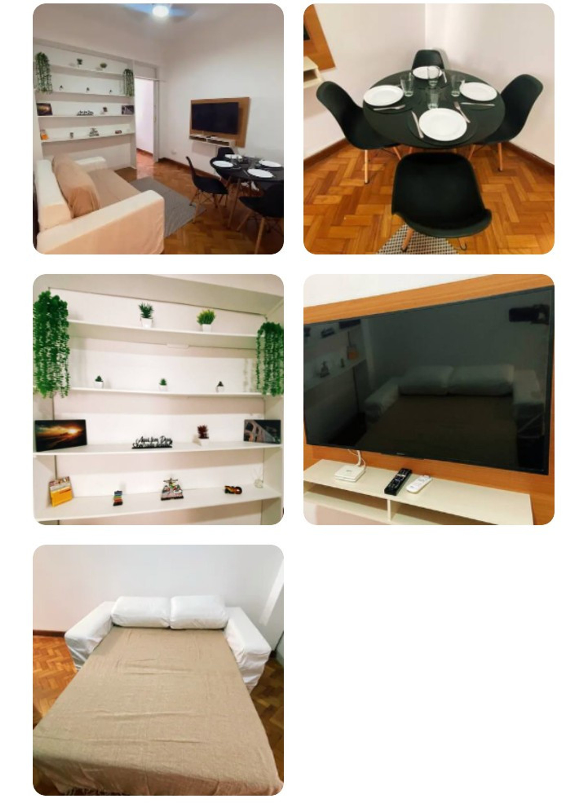 Living room with sofa bed + streaming available