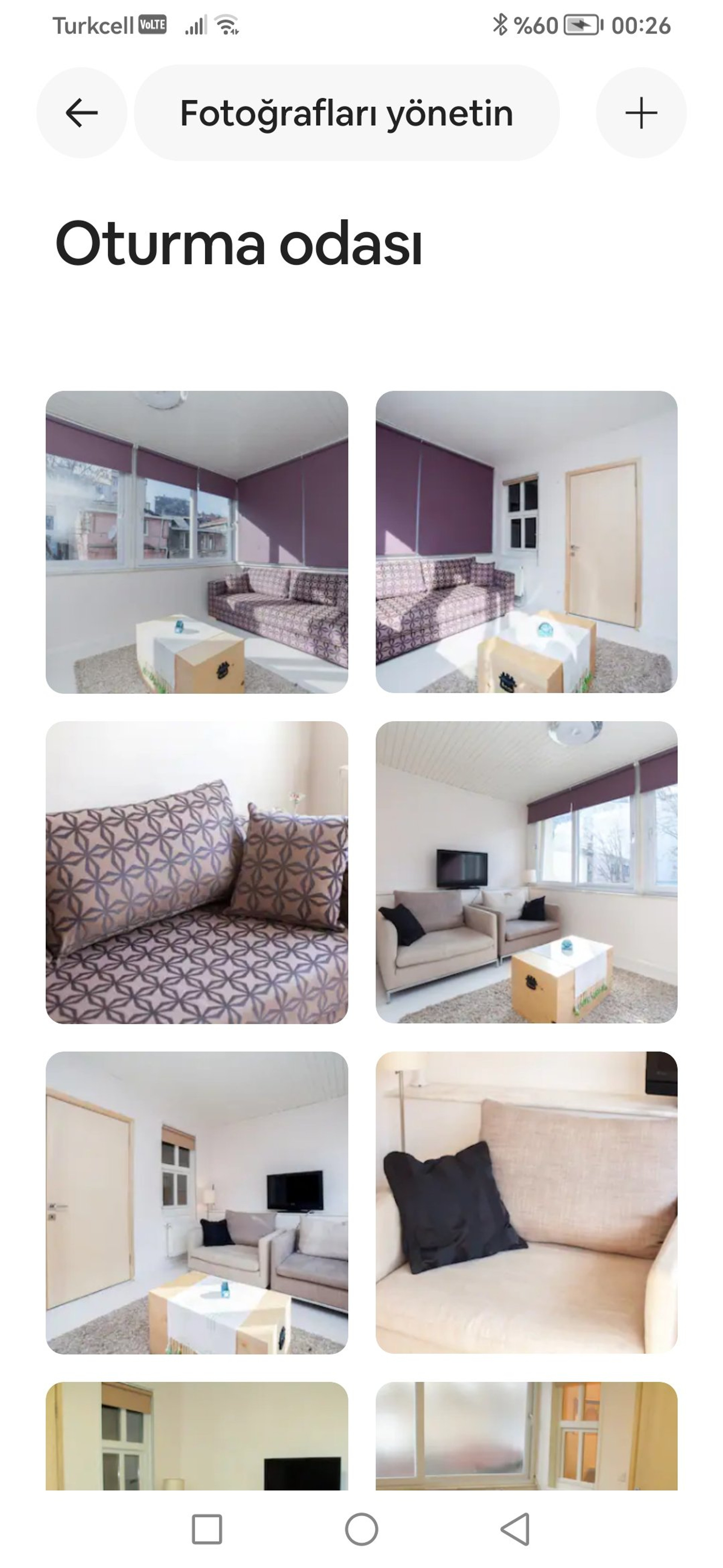 The living room of the no 4 apartment