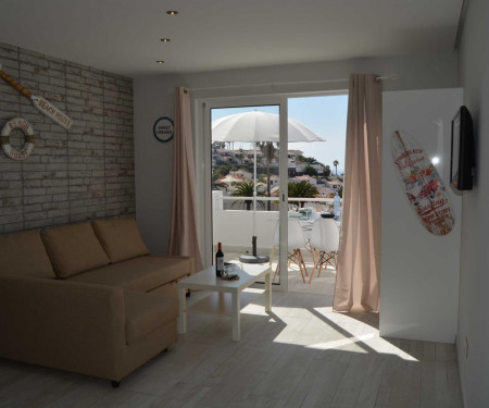 Studio with sea view in San Eugenio