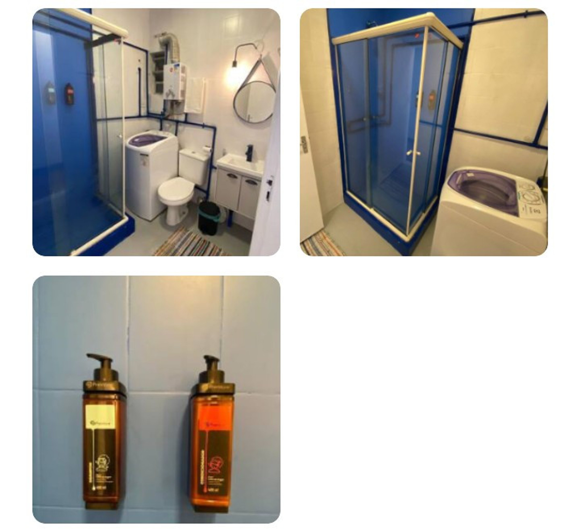 Bathroom with washing machine