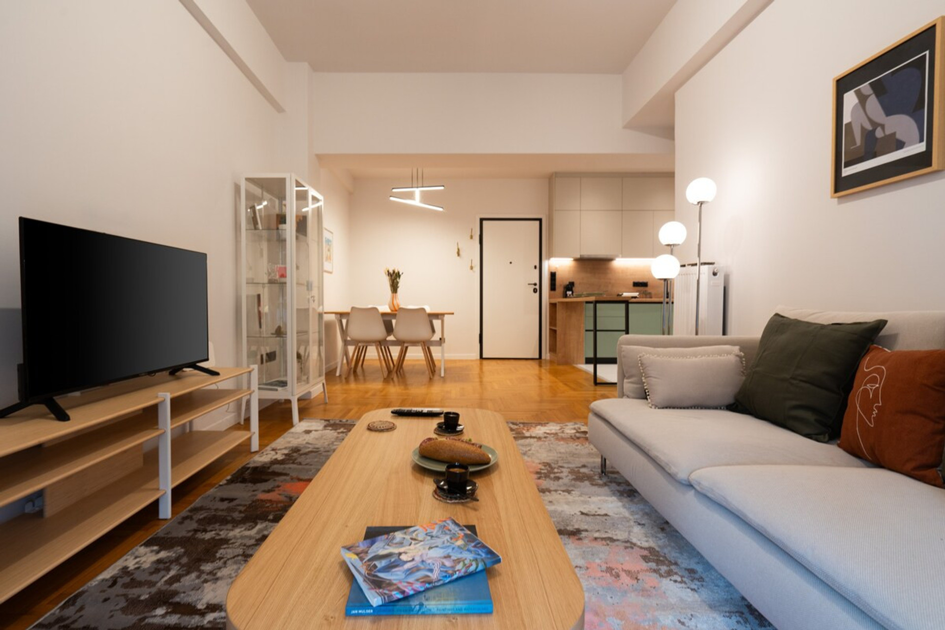 Make yourself comfortable in this spacious living room