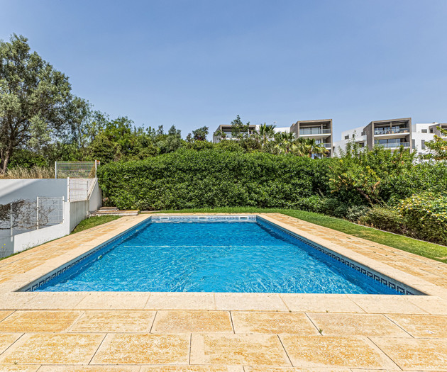 Community swimming pool area