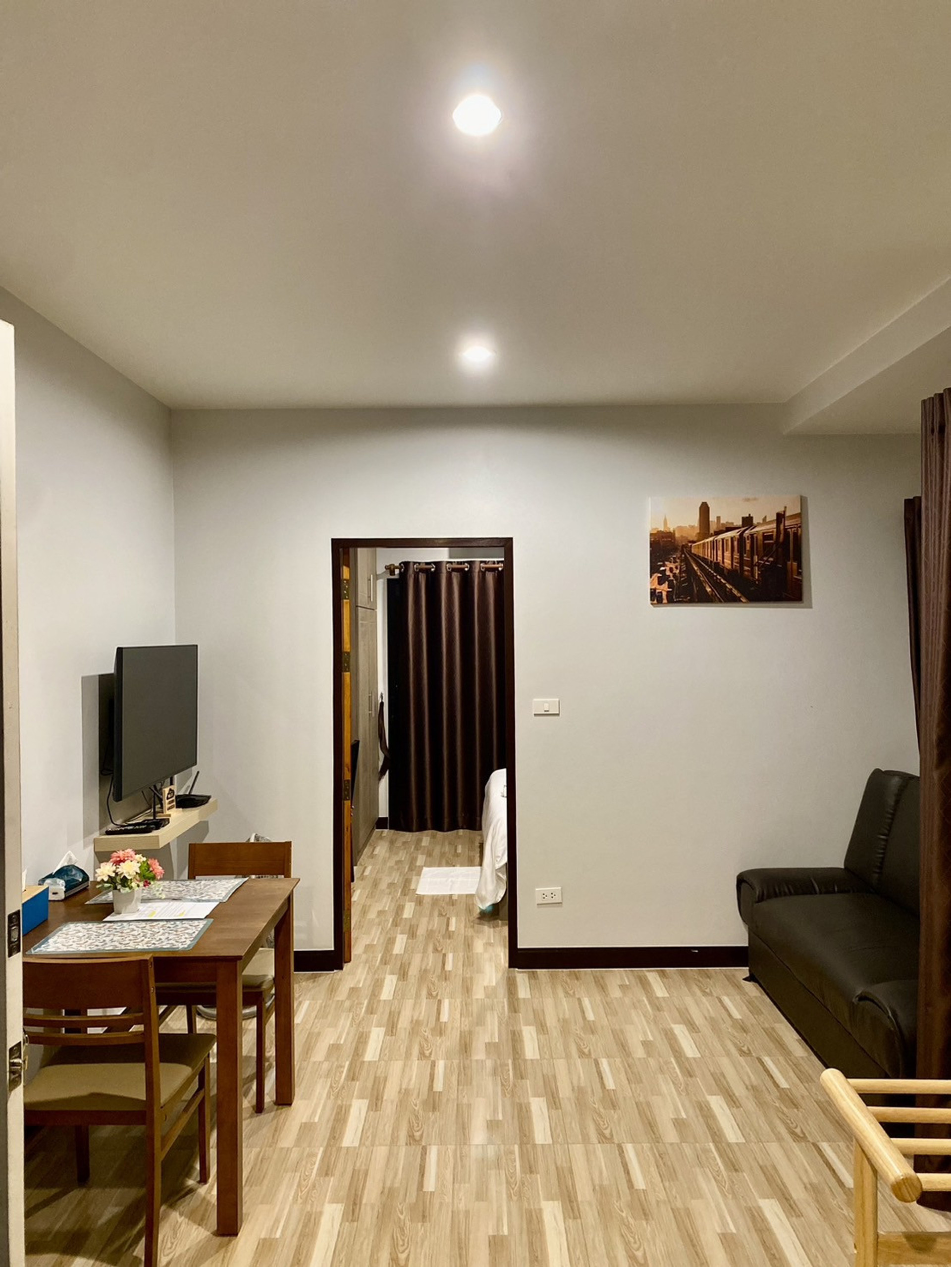 Livingroom connect to bedroom