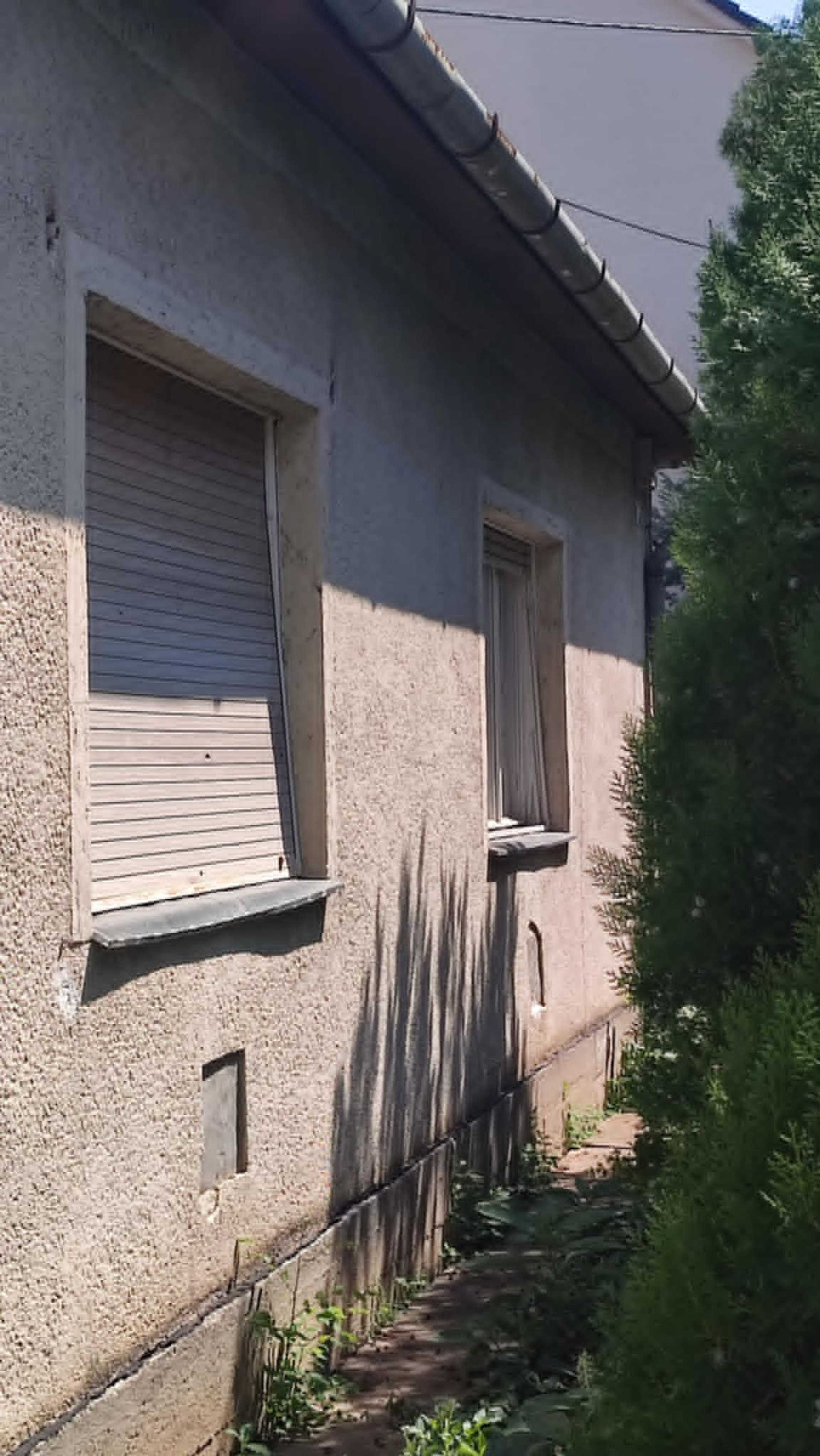 outside the house