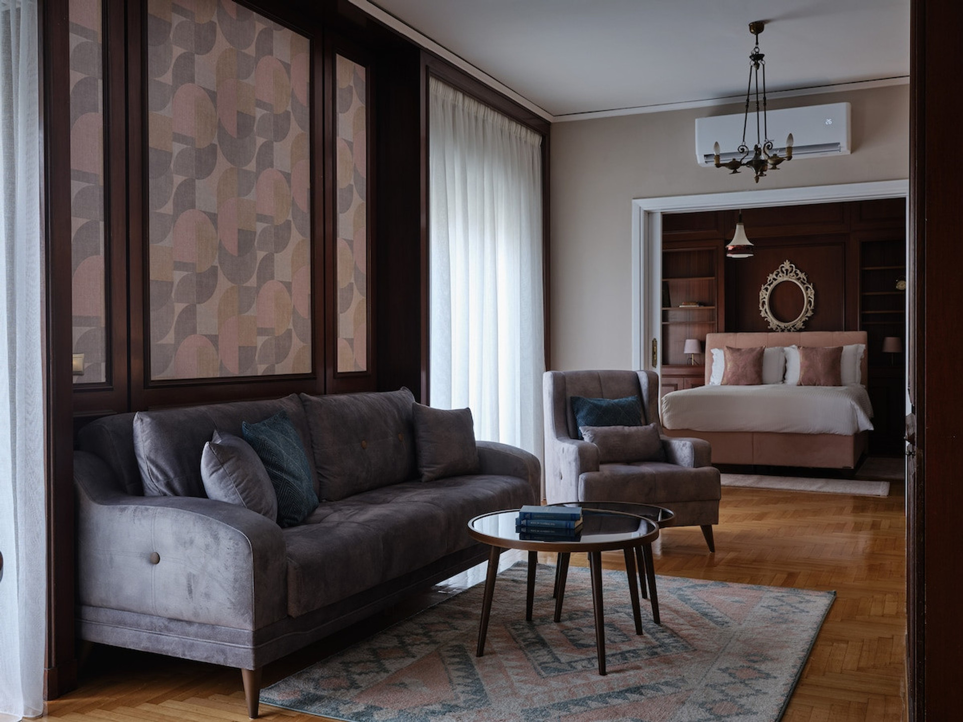 The classical living room