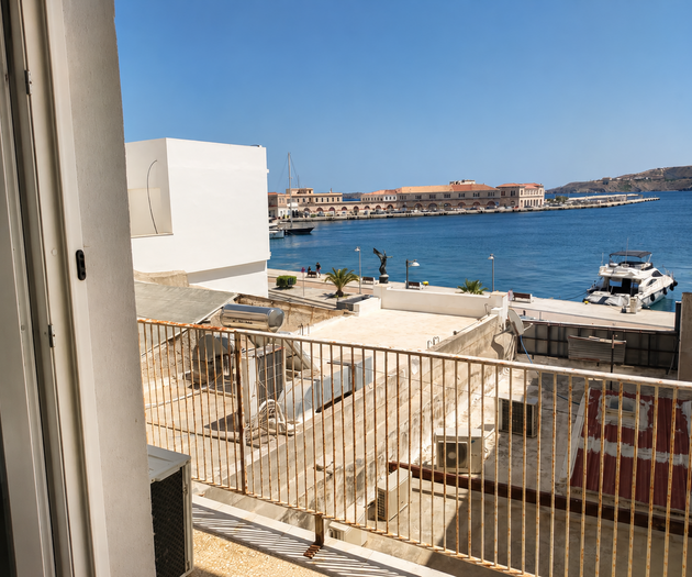 Balcony view of harbor