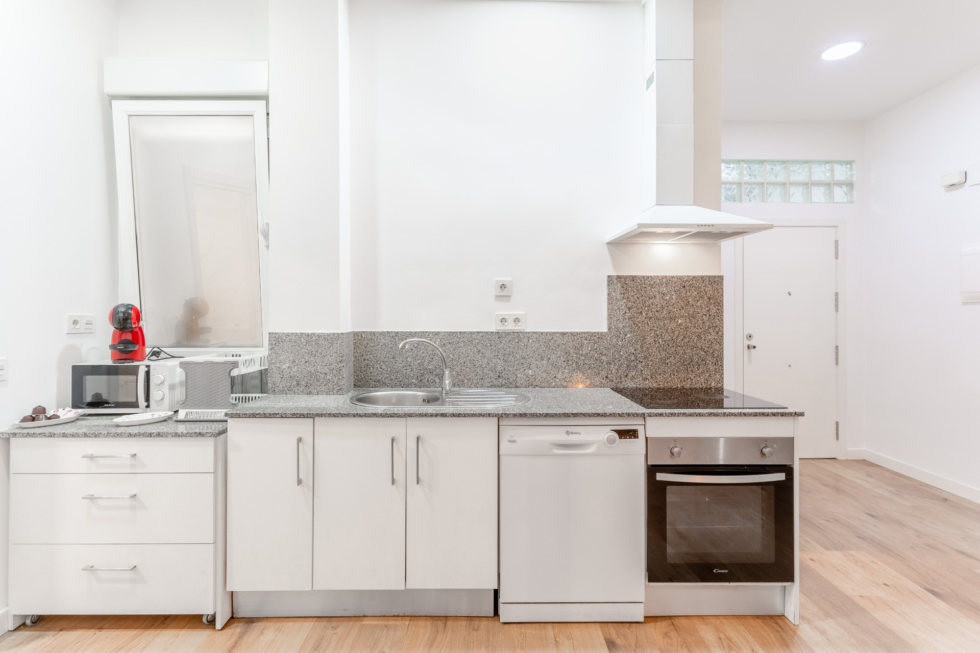 Kitchen counter and appliances