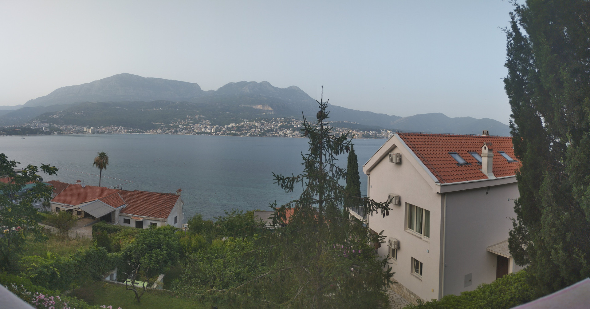 Balcony view (with some bad weather)