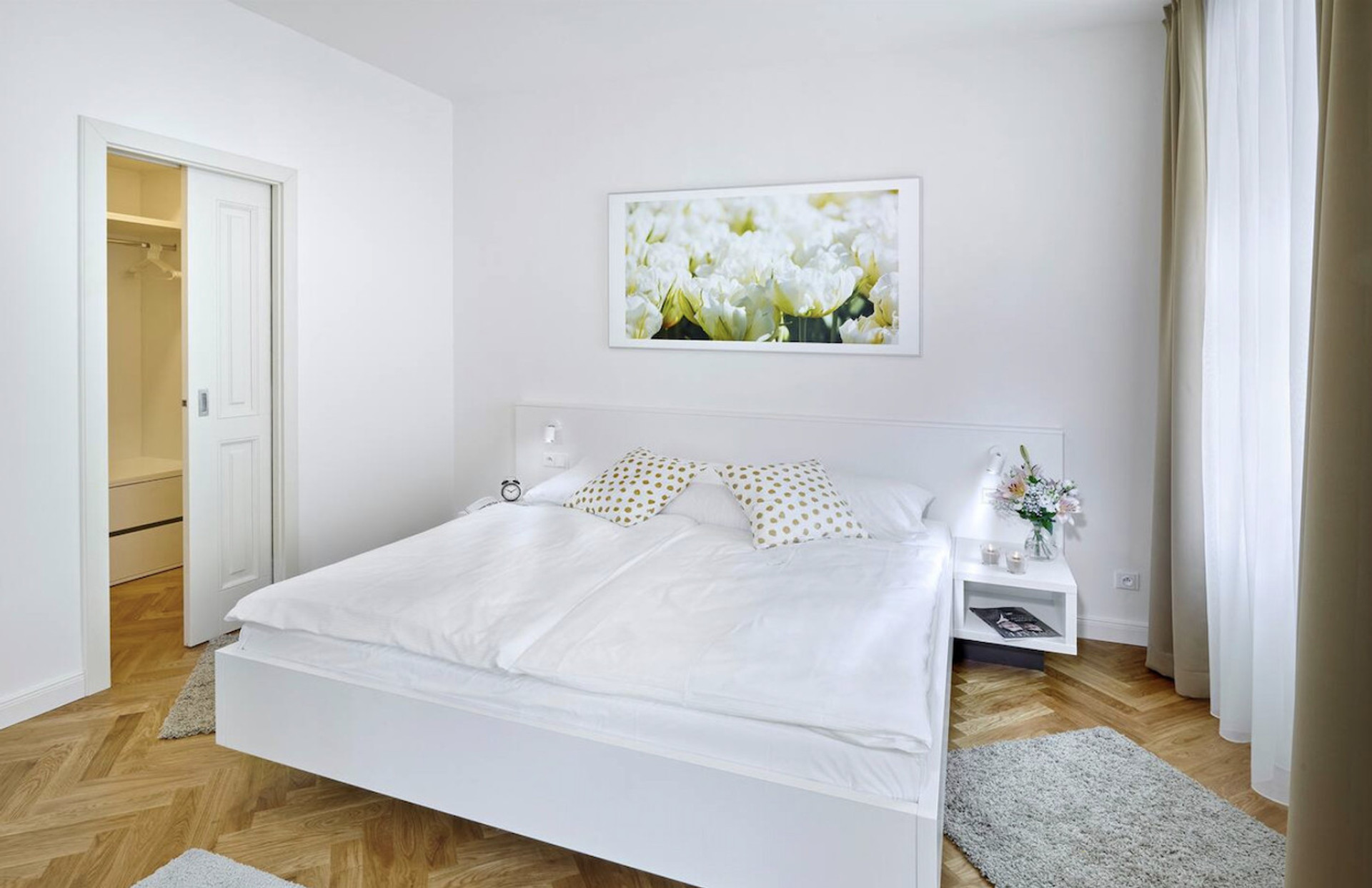 Bedroom and walk in closet