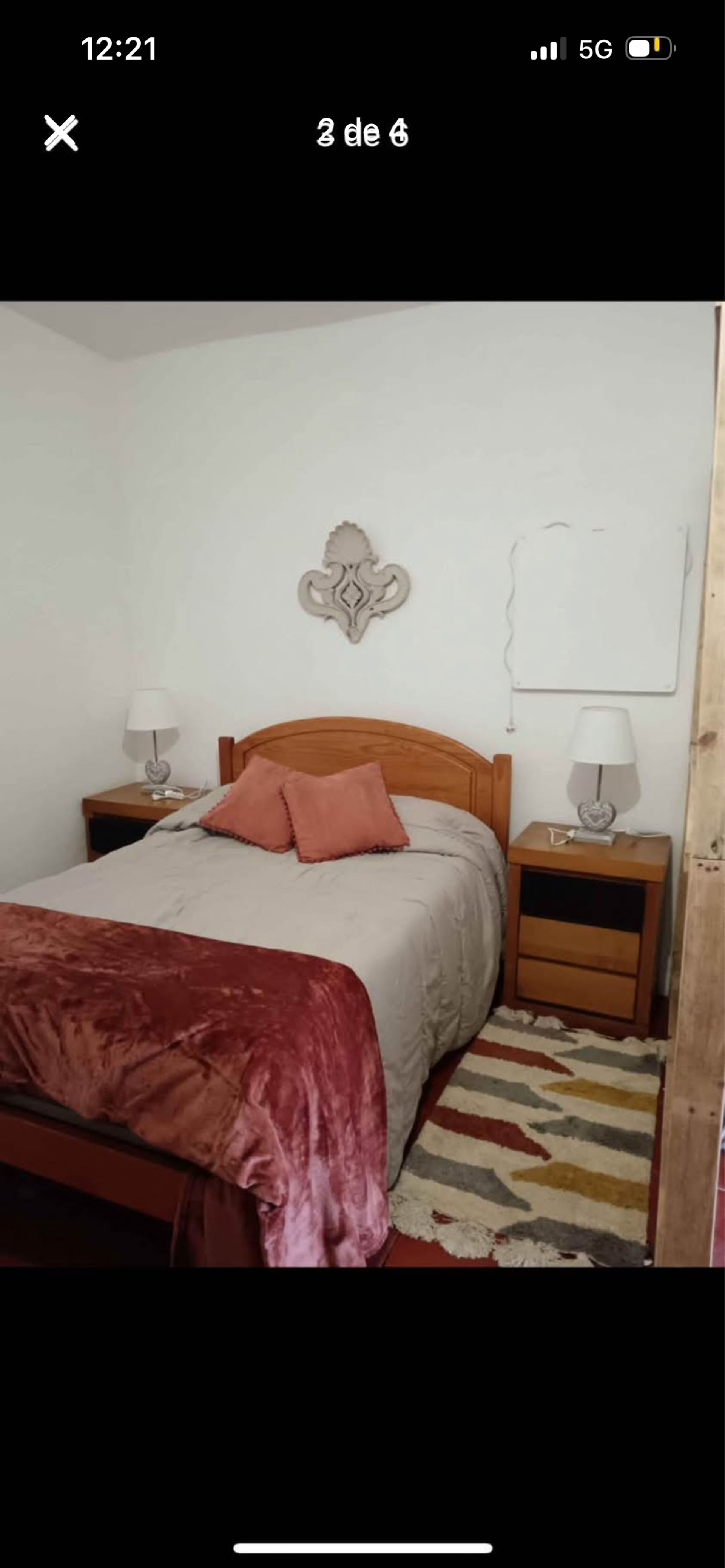 Bedroom with double bed