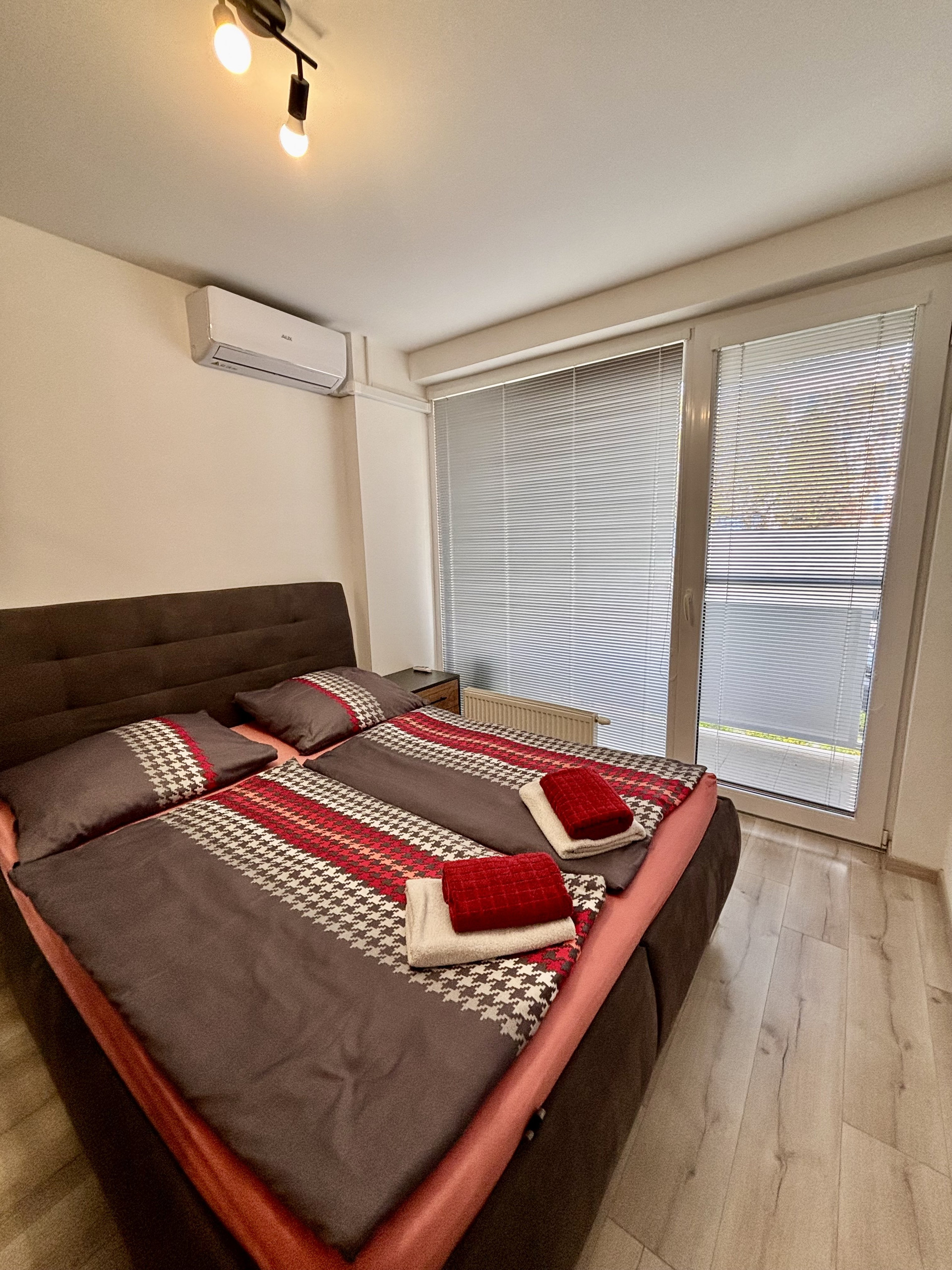 Bedroom with balcony access