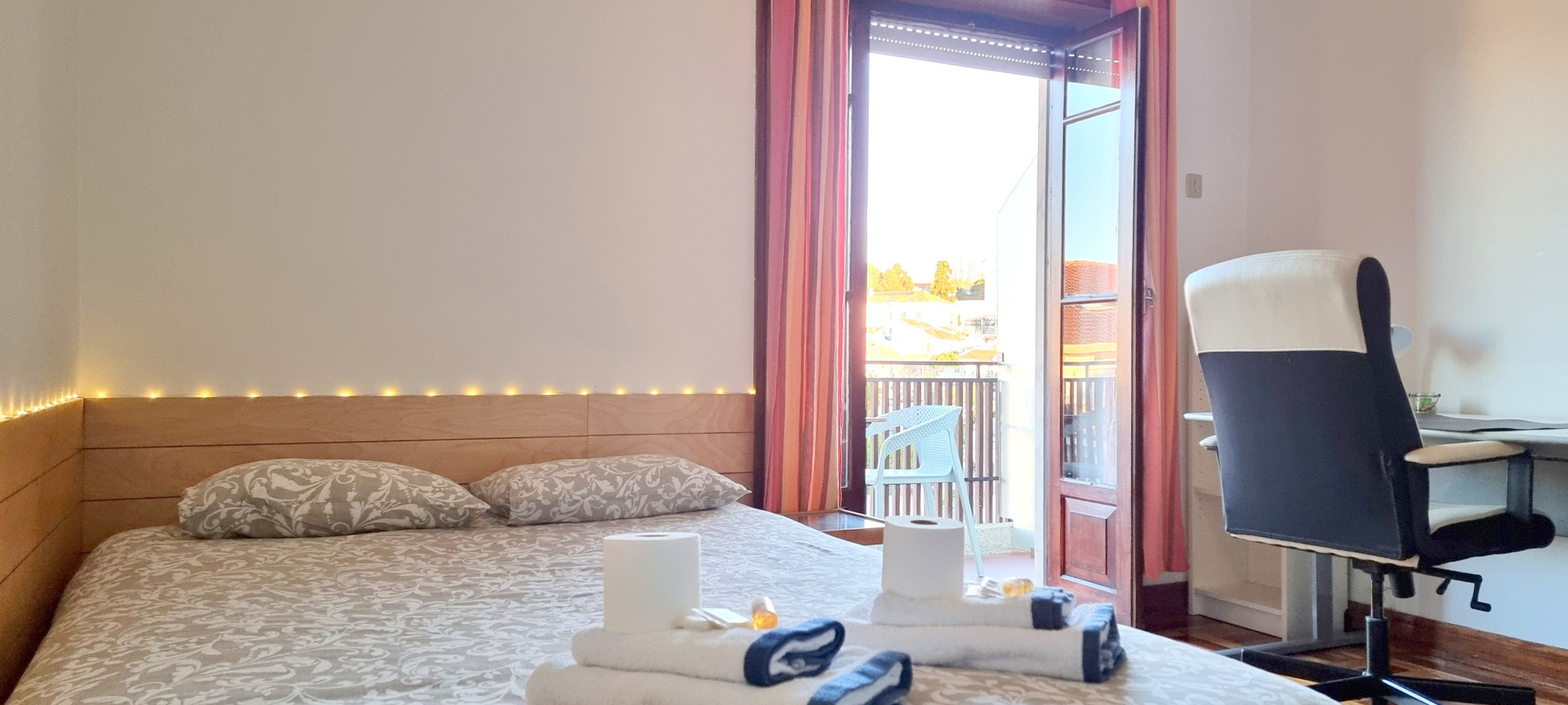 Fresh sheets and towels provided weekly