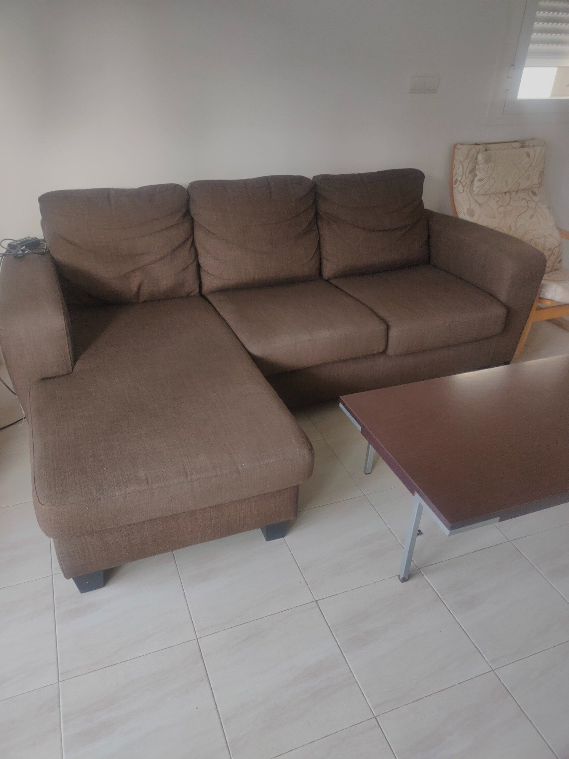Sectional sofa with coffee table