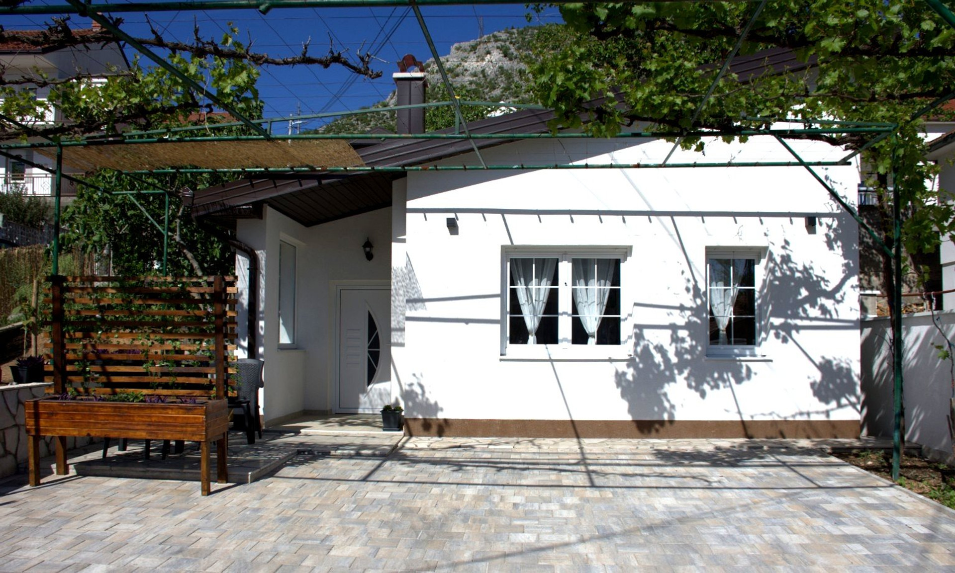 House exterior with covered patio
