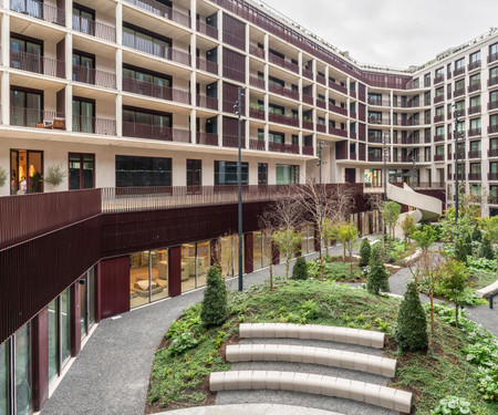 Urban Stylish Studio with Balcony