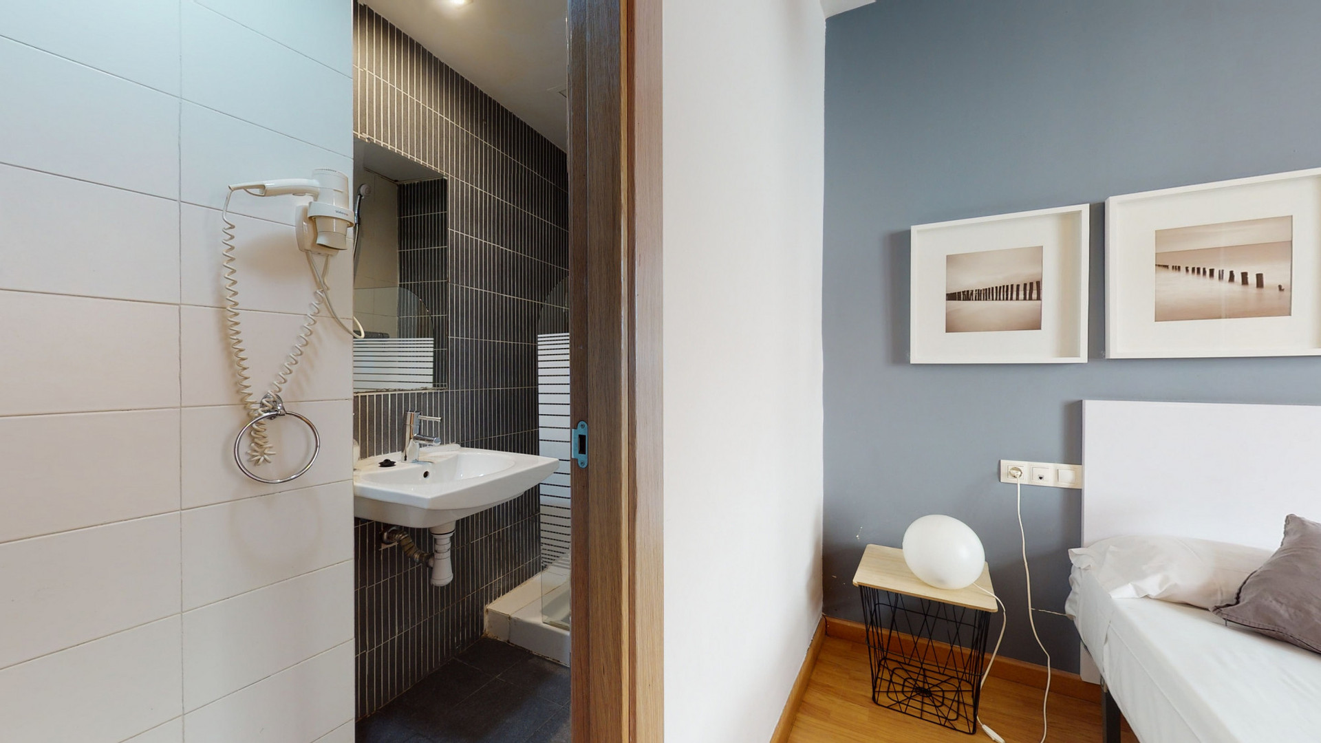 Dormitorio entrada baño