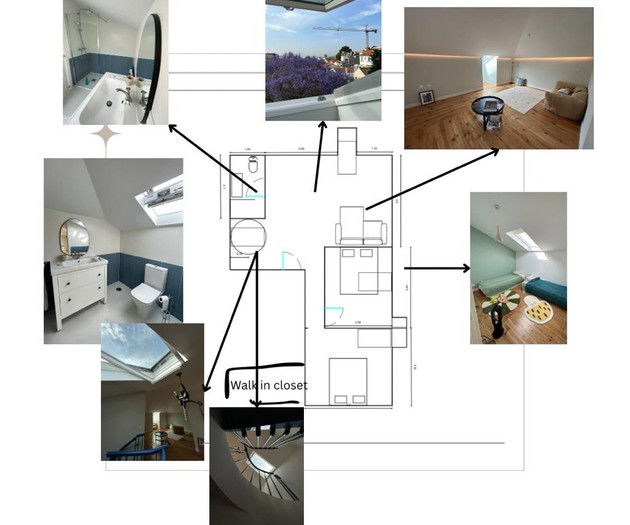 Bright duplex 4-bedroom 5 mins to beach
