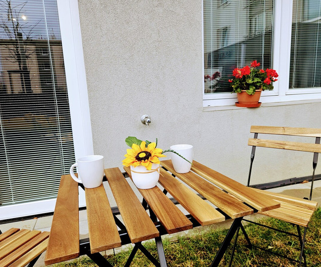Luxe 2BDR for 1-8 guests | Own Garden, Parking Gym