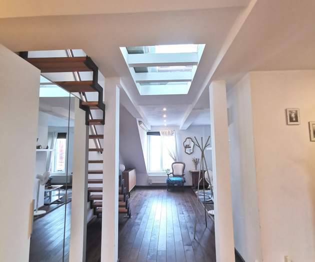 Rooftop terrace loft apartment, home cinema