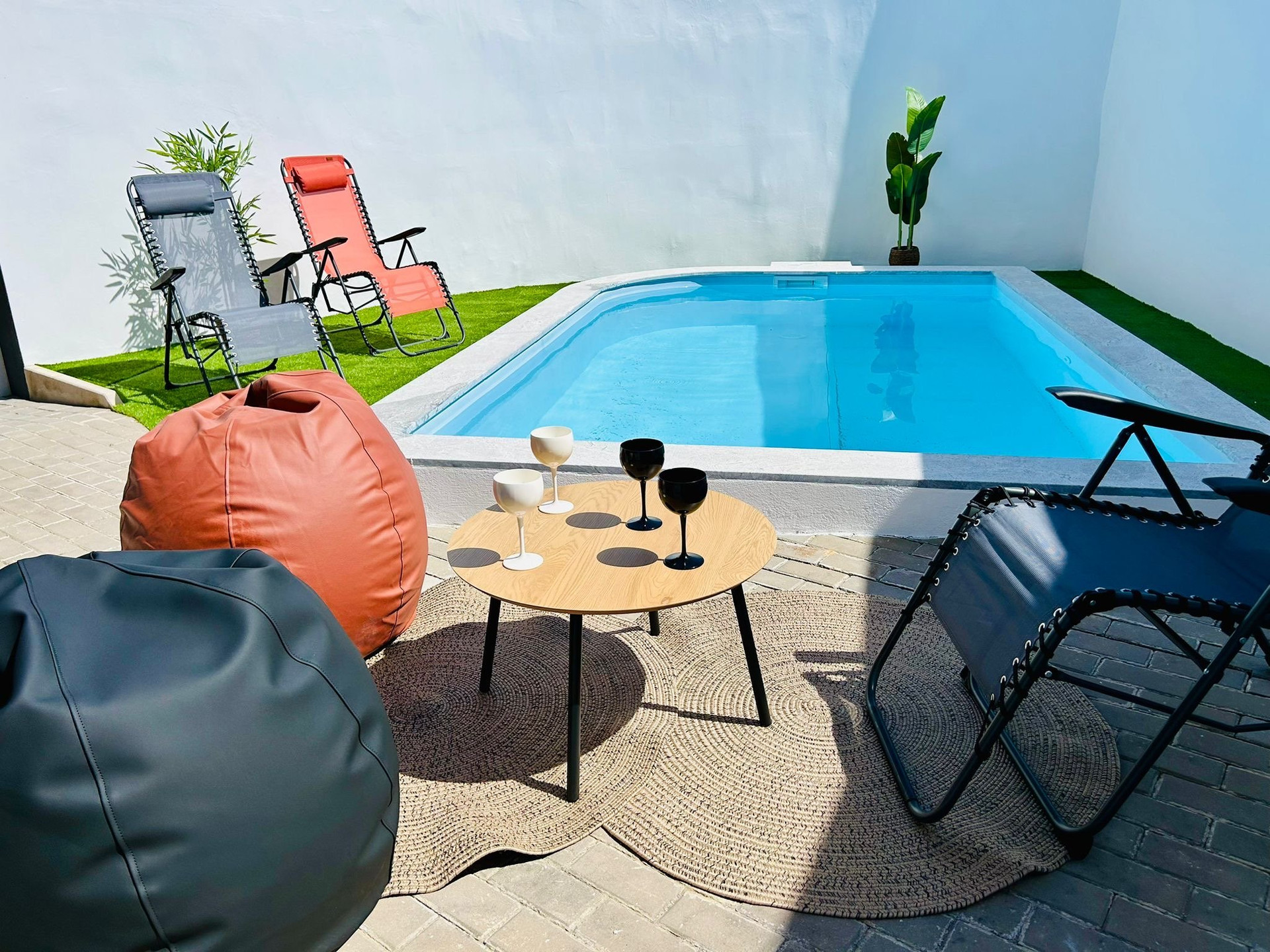 Swimming pool area