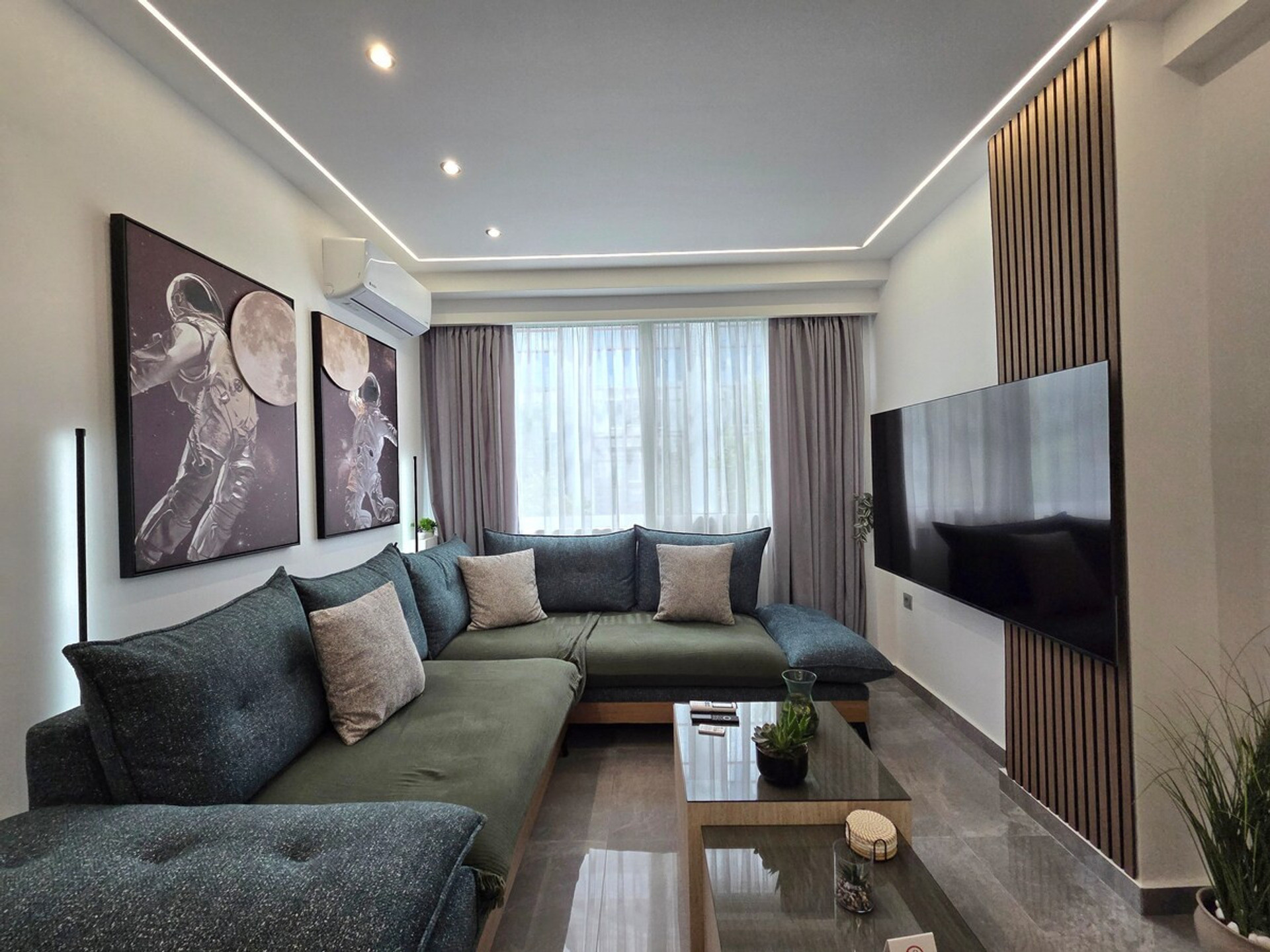 Living room focus - 65 inch TV to enjoy your show :) 