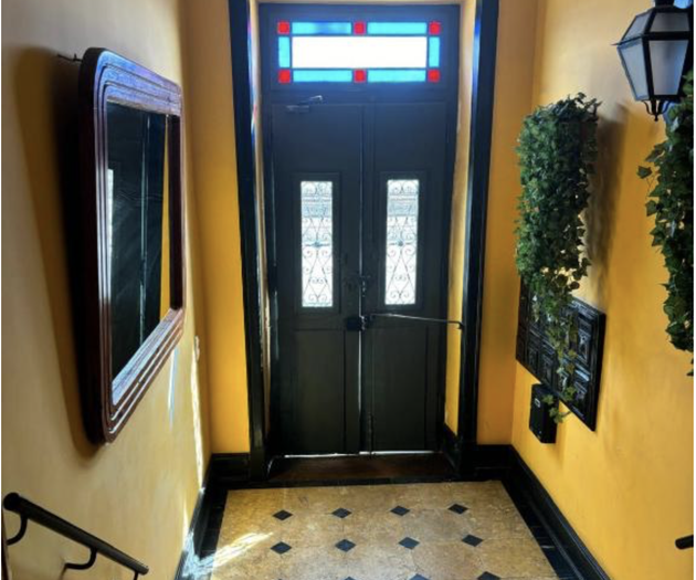 Front door entrance hallway