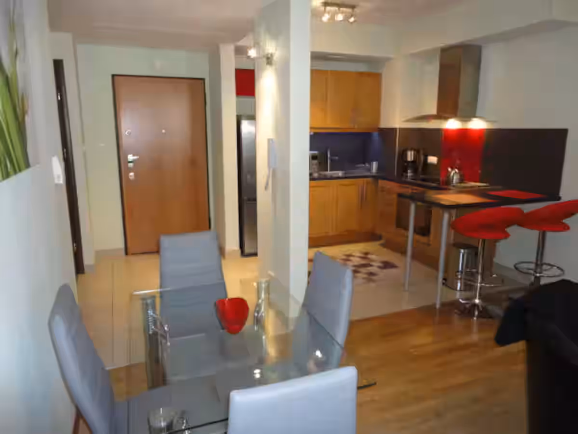 Kitchen and dining area