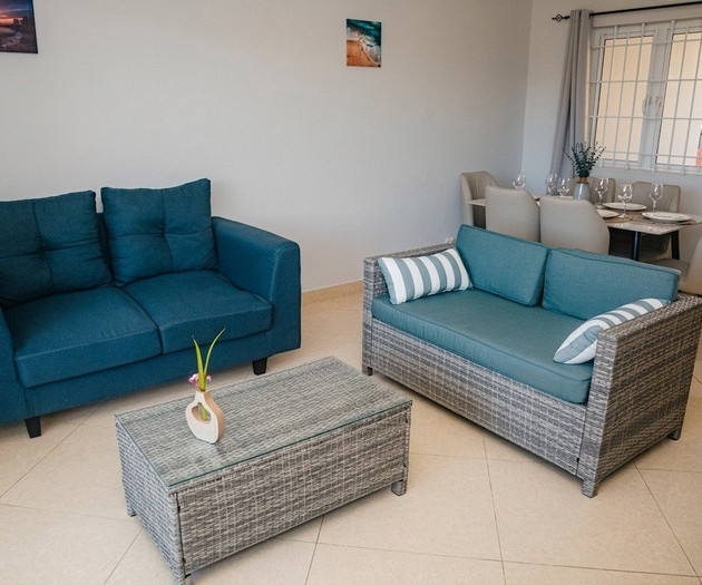 Living room with two sofas