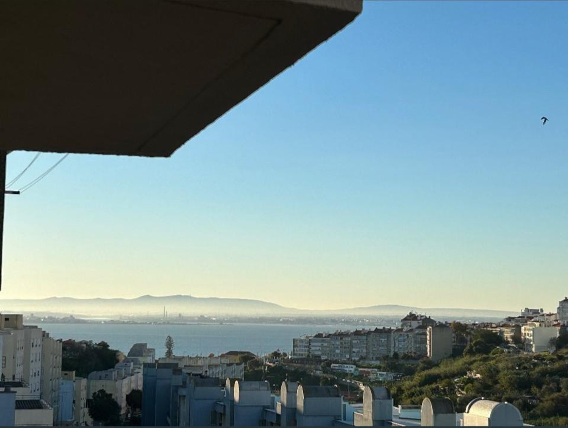 River view from the coffee table