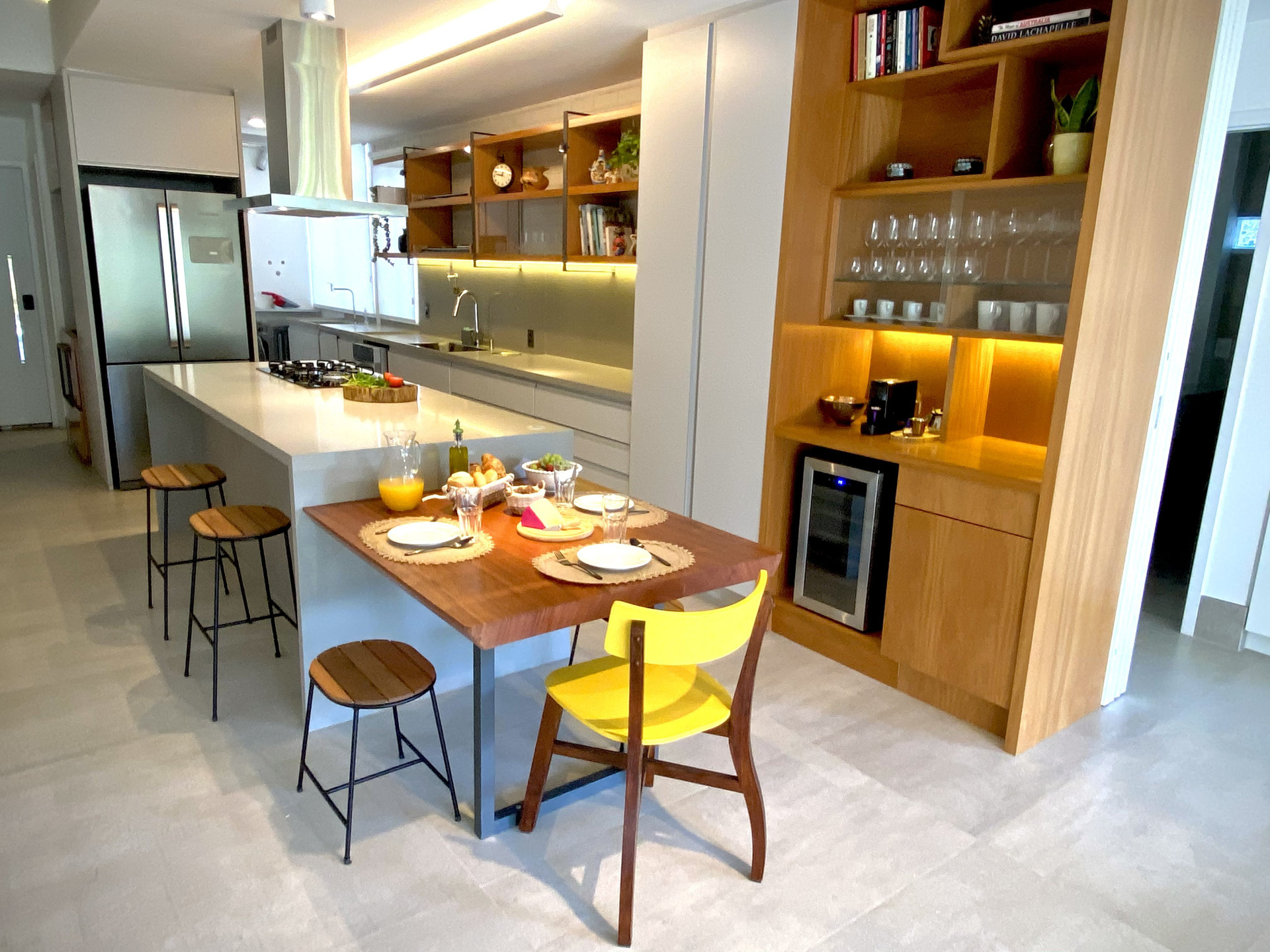 kitchen and coffee area