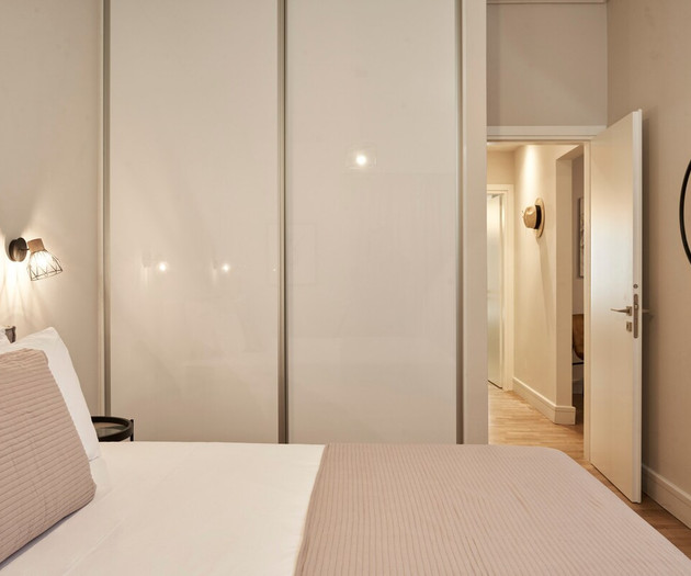 The first bedroom with a double size bed that can turn into two single size beds