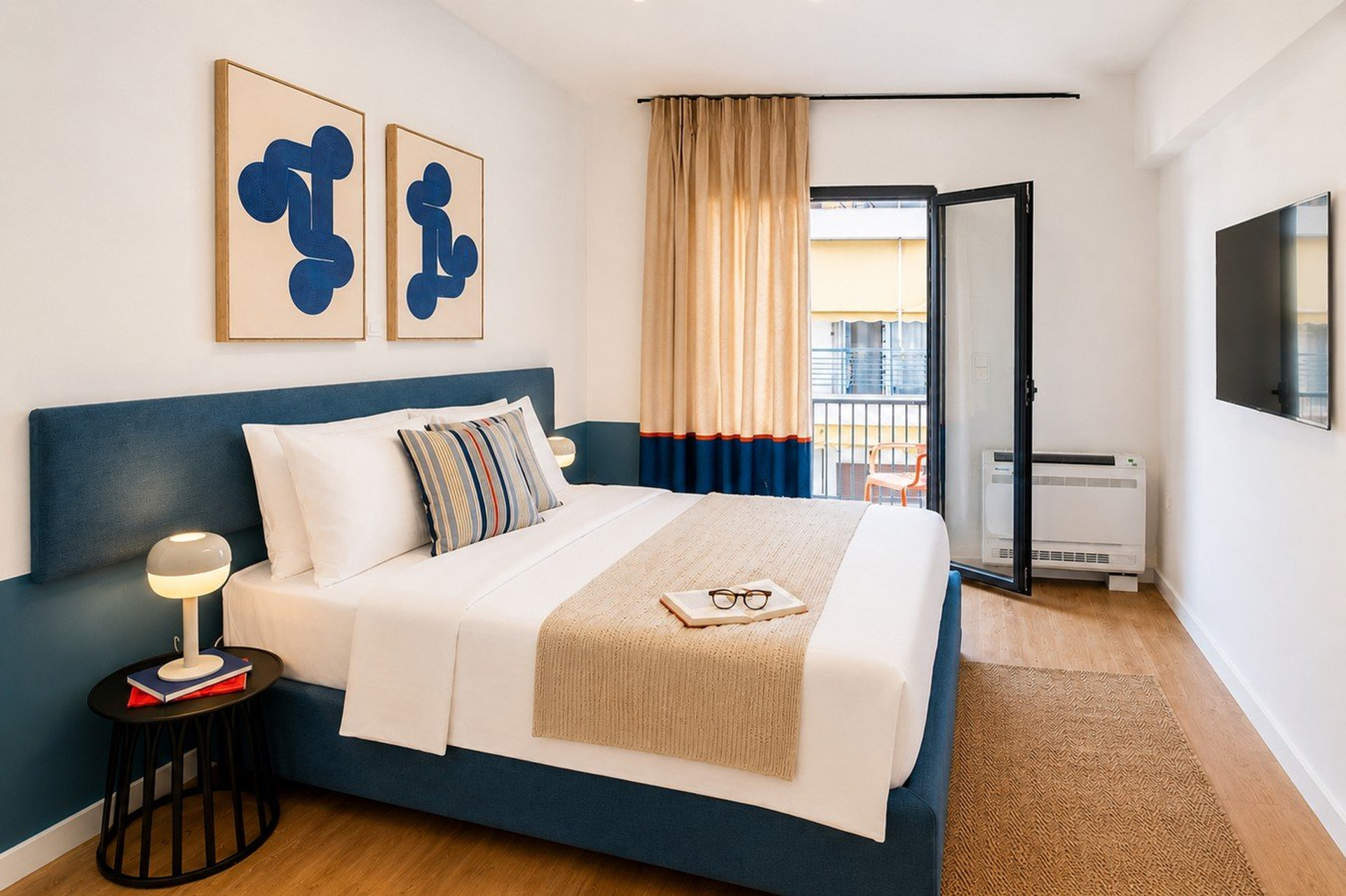 Bedroom with balcony access