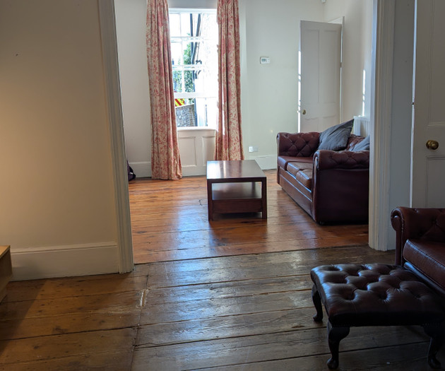 Living room open floor plan