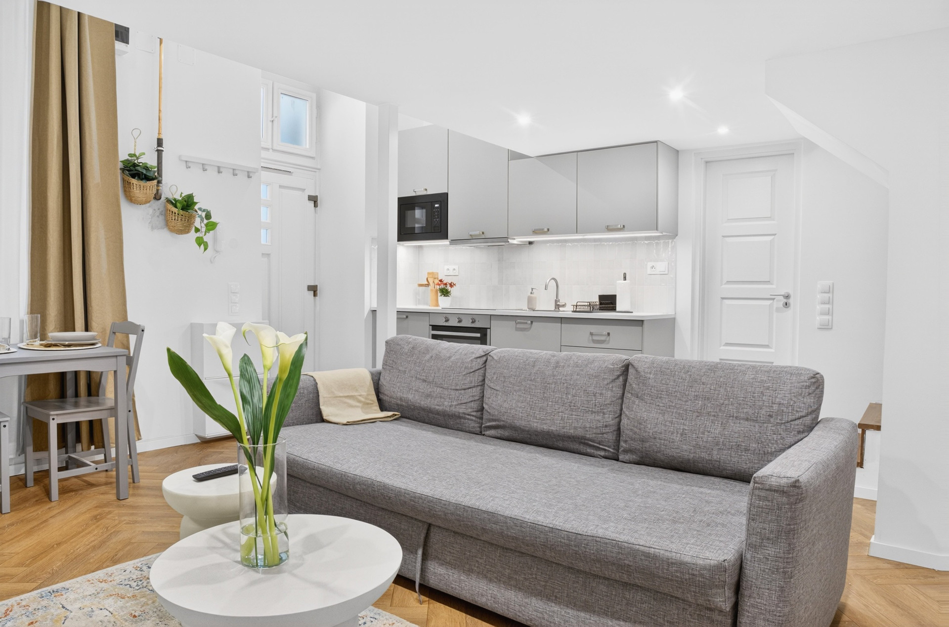 Open plan living kitchen area