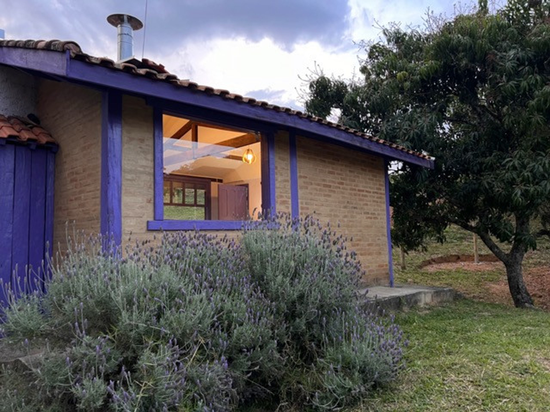 front the house