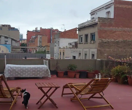 KIDS PARADISE WITH A HUGE SUNNY TERRACE IN SANTS