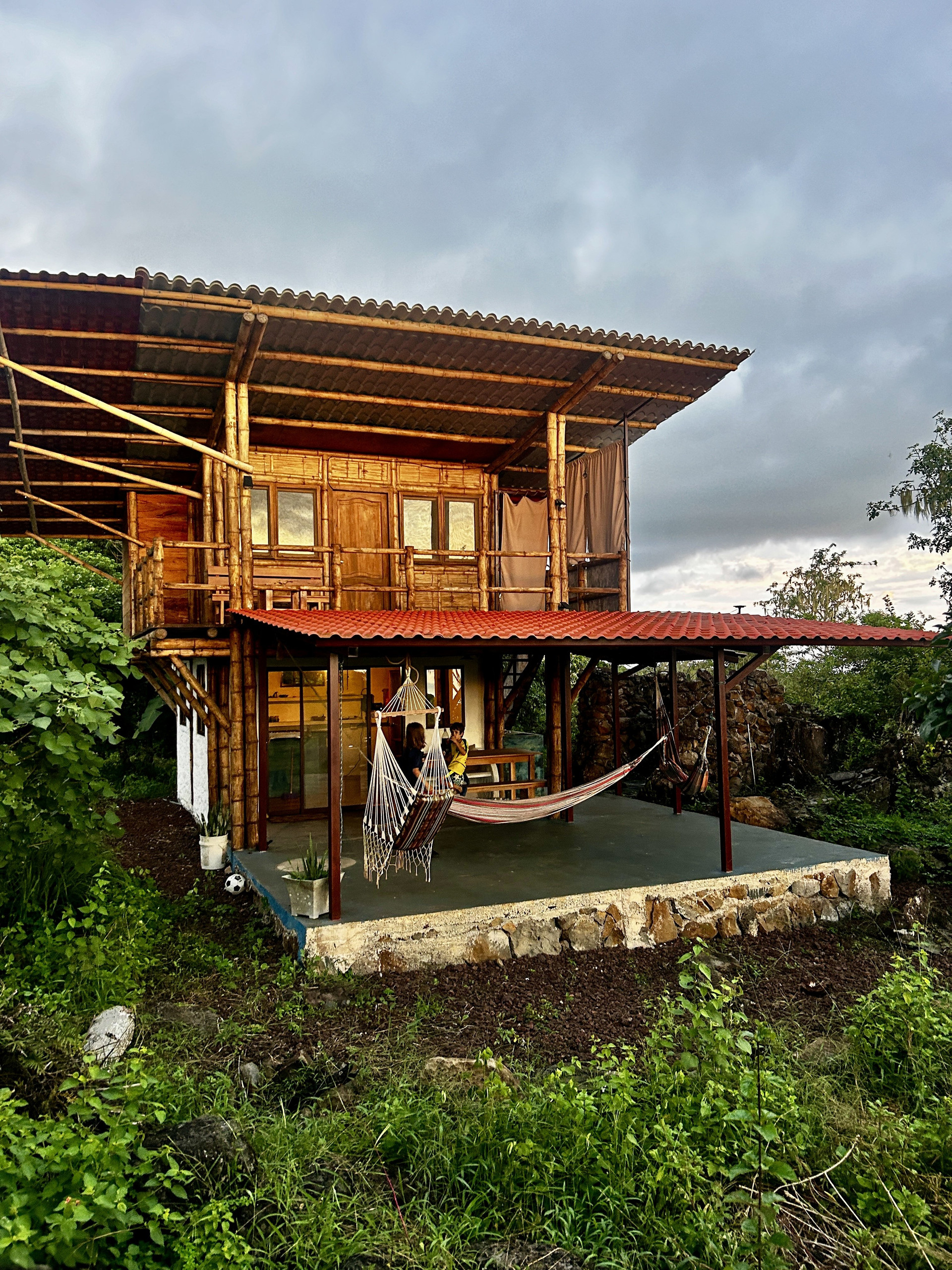 The front of the cabin
