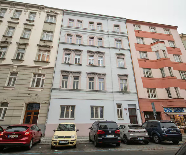 Building facade on street