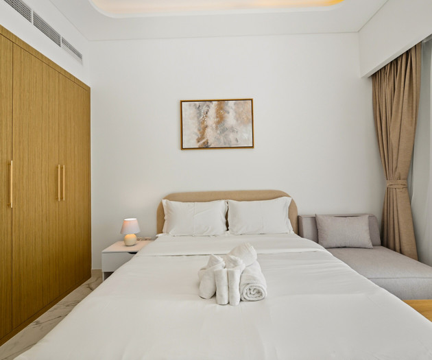Luxurious studio in Dubai with gym and pool