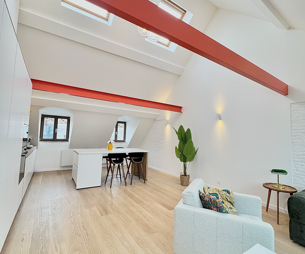 Design & Elegant Duplex in the Heart of Brussels