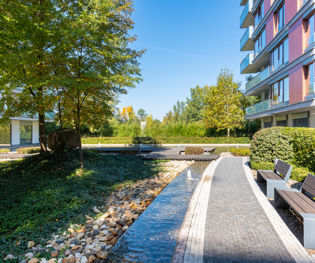 Spacious apartment with a balcony