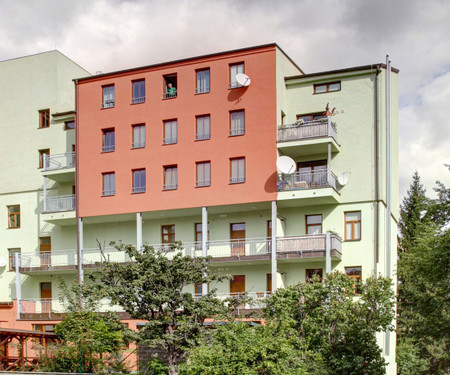 Yellow apartment near Brno city center