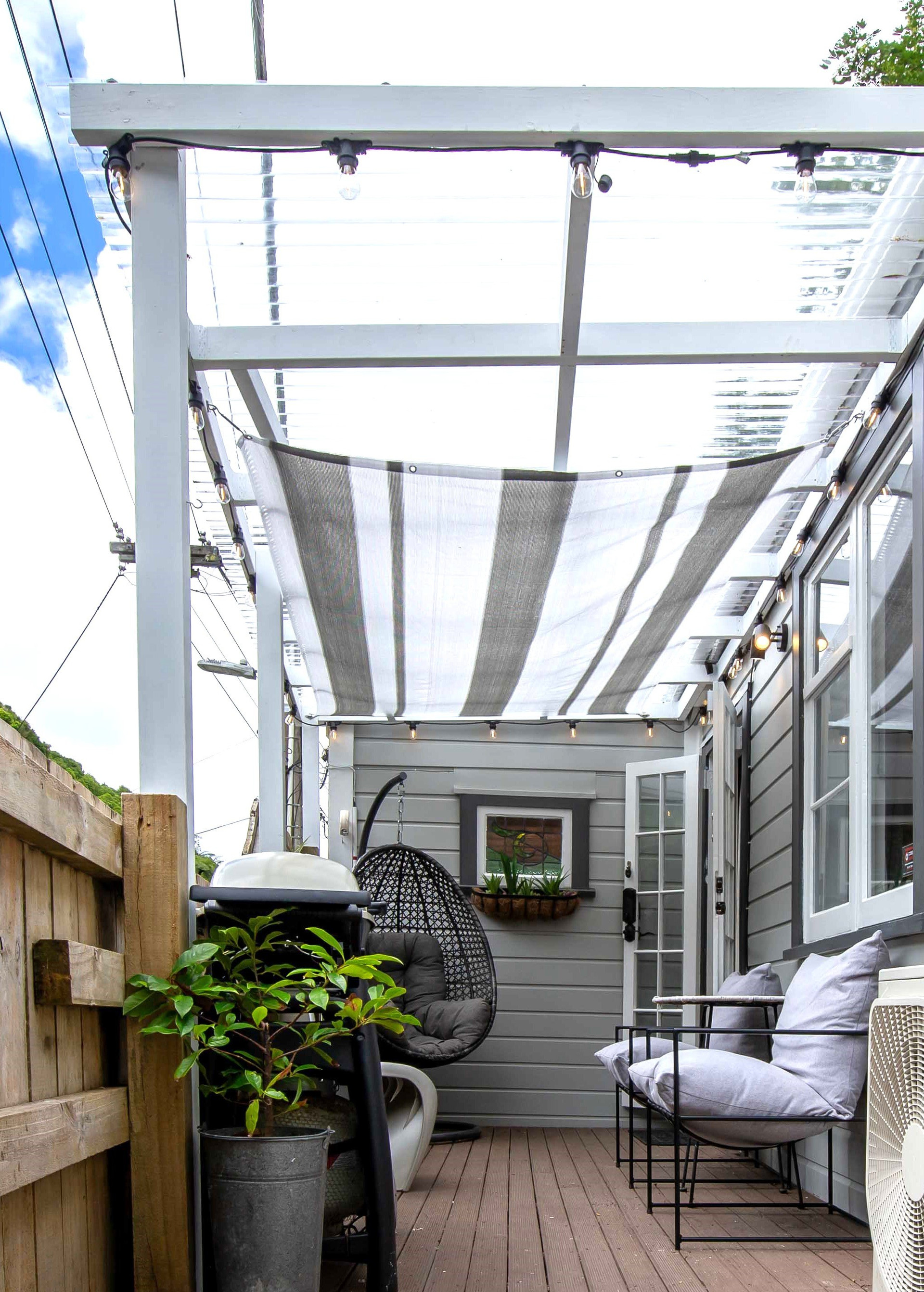 Enjoy the sunny covered deck