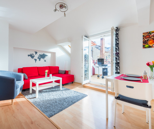 ROOF APARTMENT with TERRACE near WENCESLAS Sq.