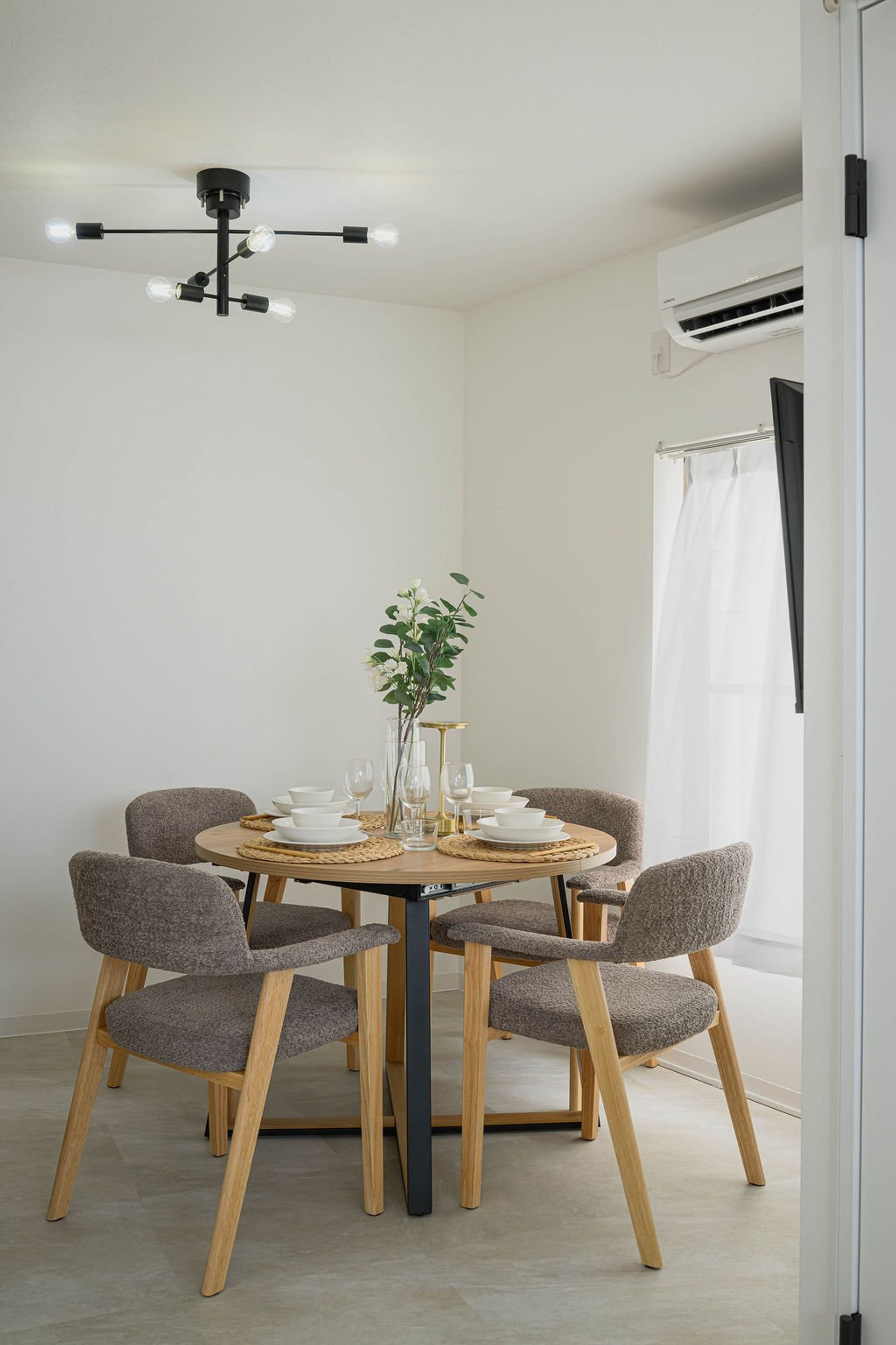 Bright dining room